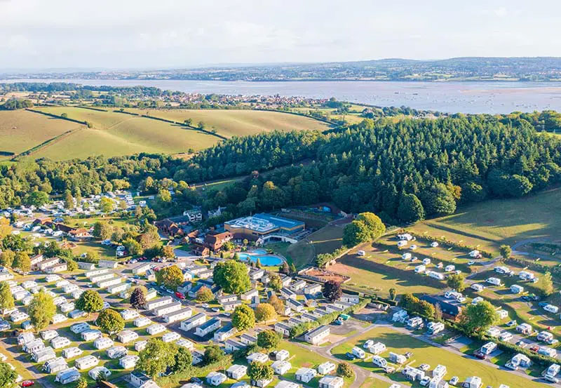 Cofton park dog friendly Devon caravan holidays