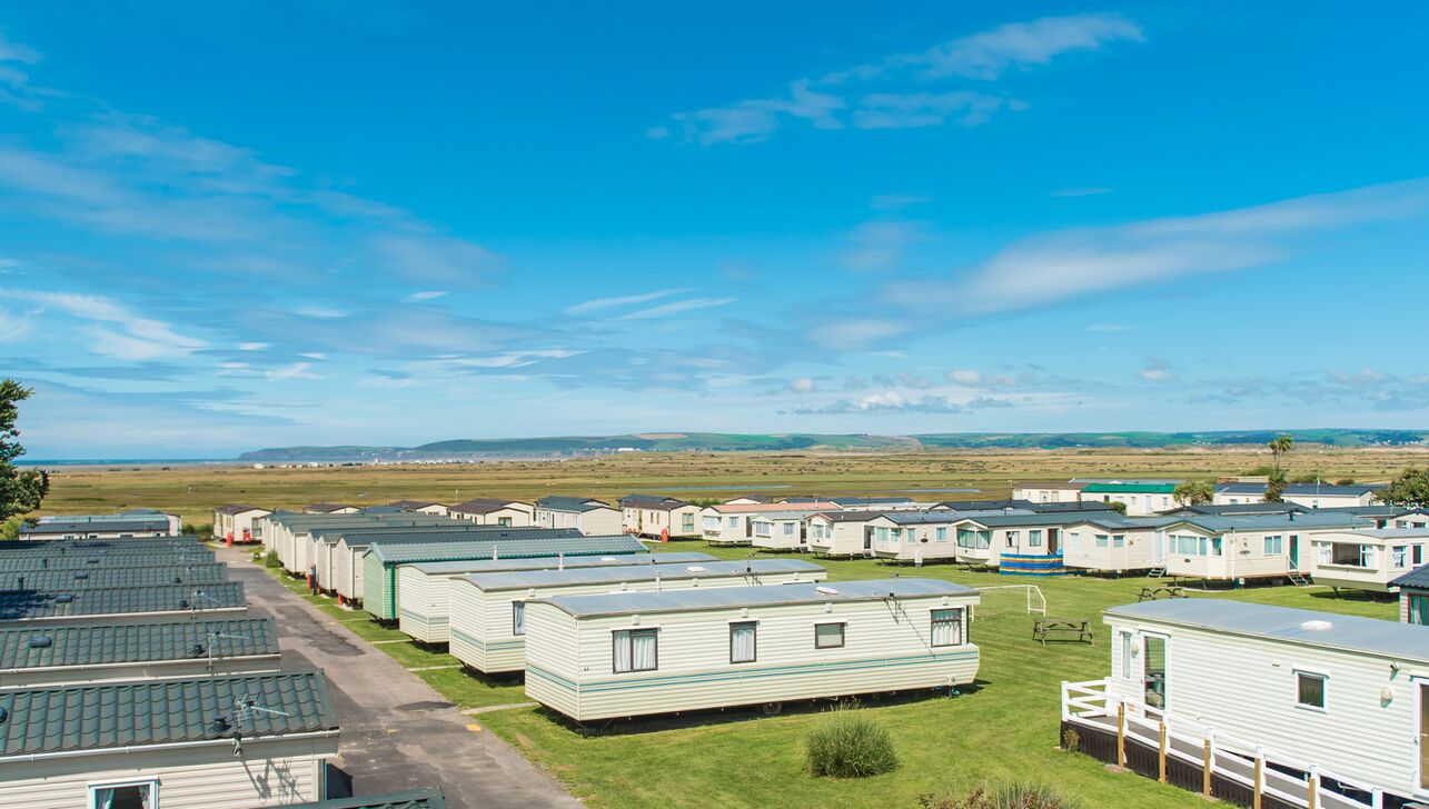 static caravans for sale at Surf Bay in Devon