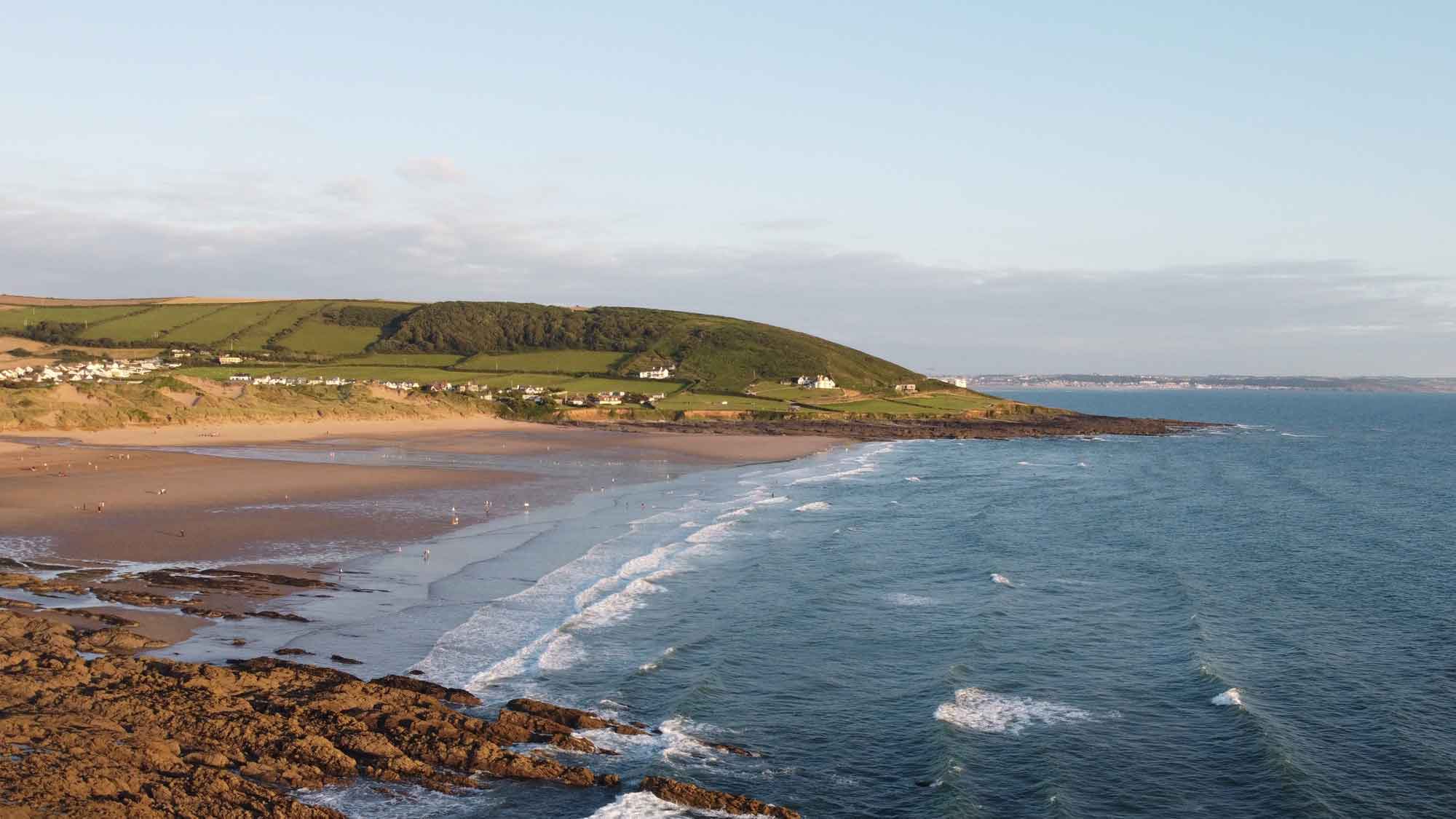 A Picture of Croyde Beach in North Devon