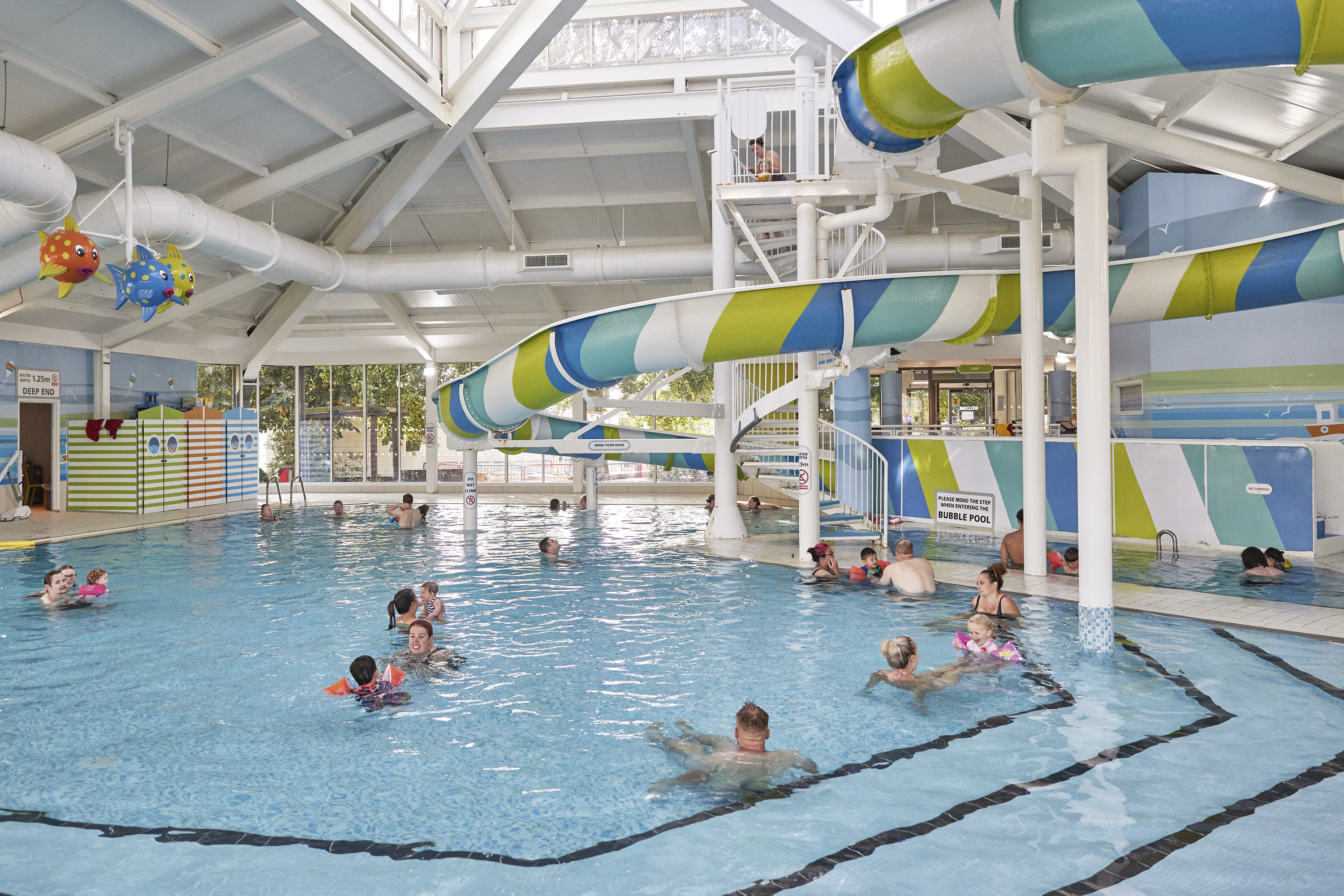 Great Yarmouth holidays,  Swim and a Slide at an Indoor Pool at Hopton Holiday Village