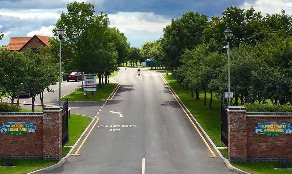 An Entrance to a Holiday Park Near Skegness