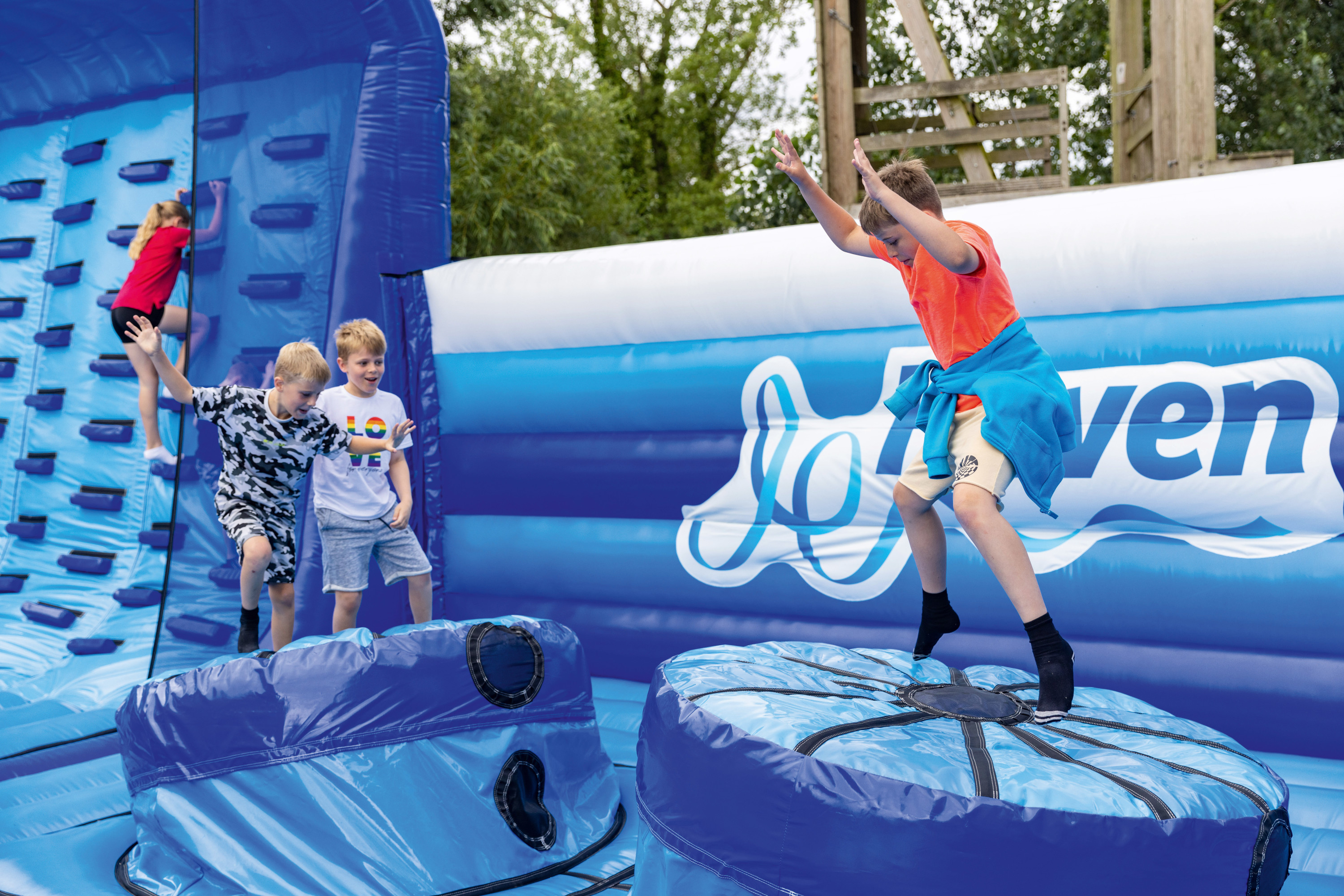 Littlesea holiday park Inflatable Obstacle Course in Weymouth