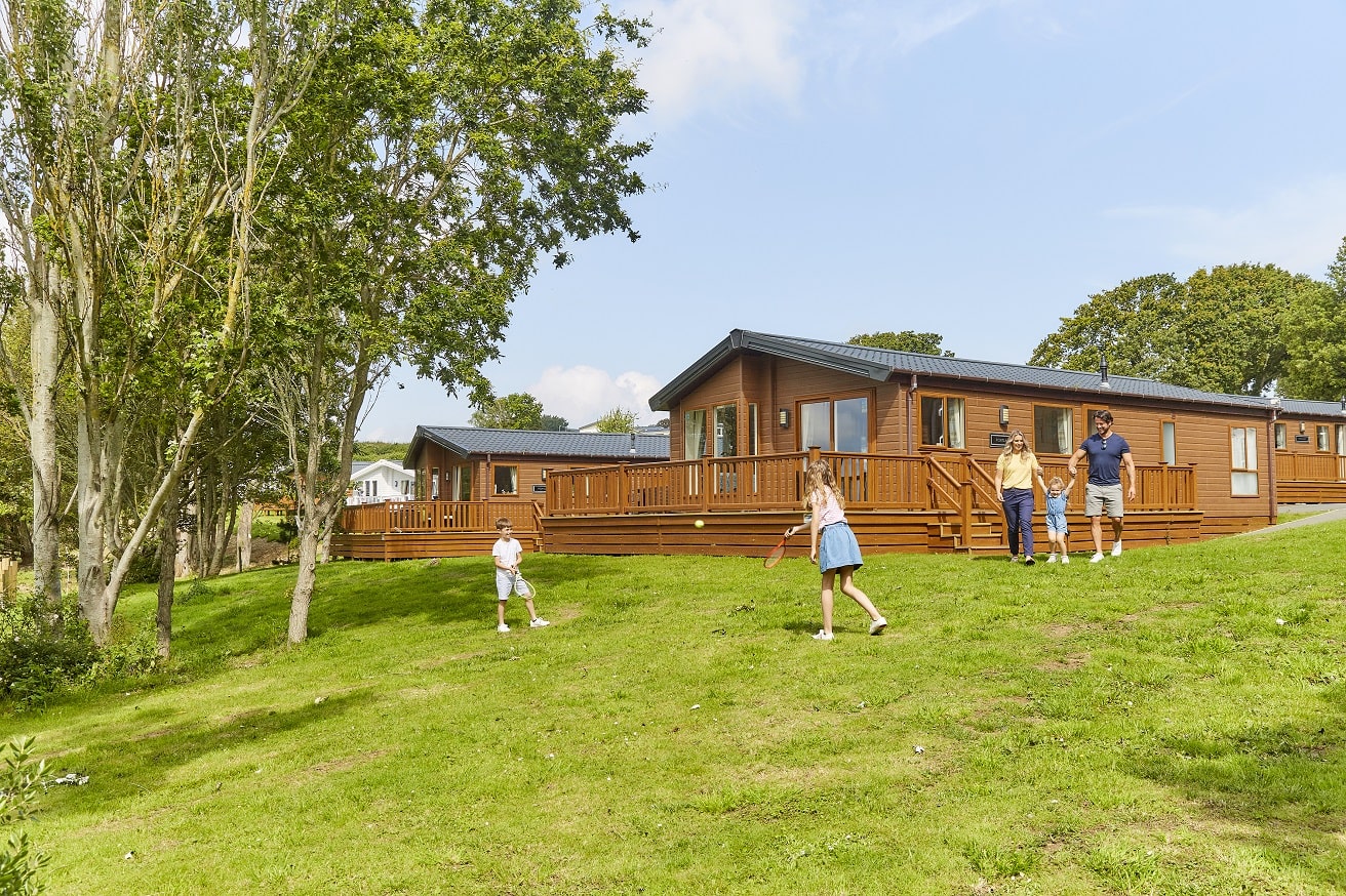 Nodes Point top Holiday Lodge park on the Isle of Wight