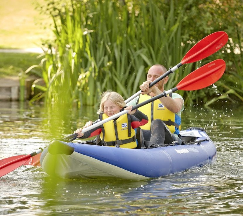 Kayaking at the Lakes Rookley Holiday Park Isle of Wight