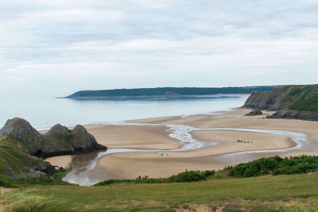 Three Cliffs Bay Beach near John Fowlers Llanrhidian Holiday Park