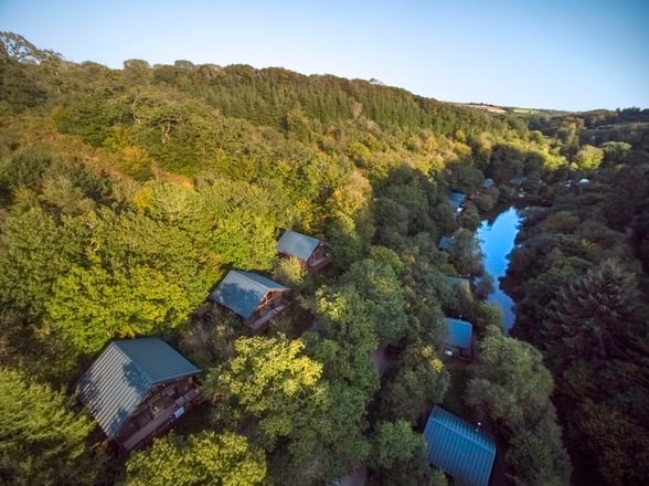 Deerpark lodge park in Cornwall