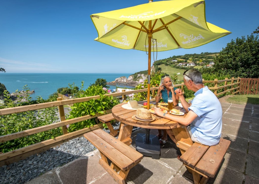 North Devon coastal holidays at Combe Martin Beach with Hoseasons