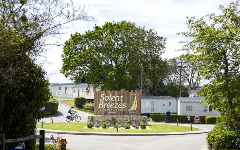 Solent Breezes caravan Park in Hampshire