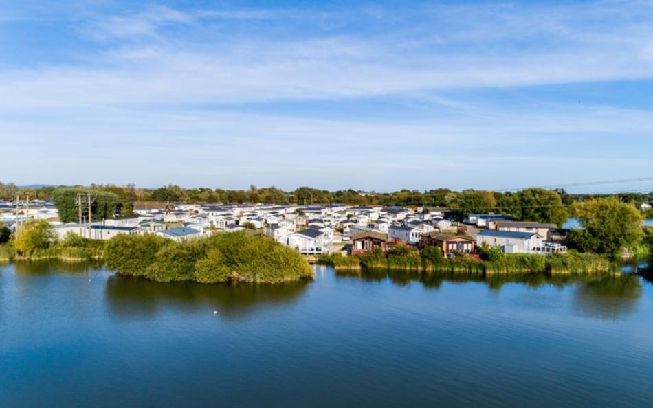 An view of Chichester Lakeside for dog friendly caravan parks in Sussex