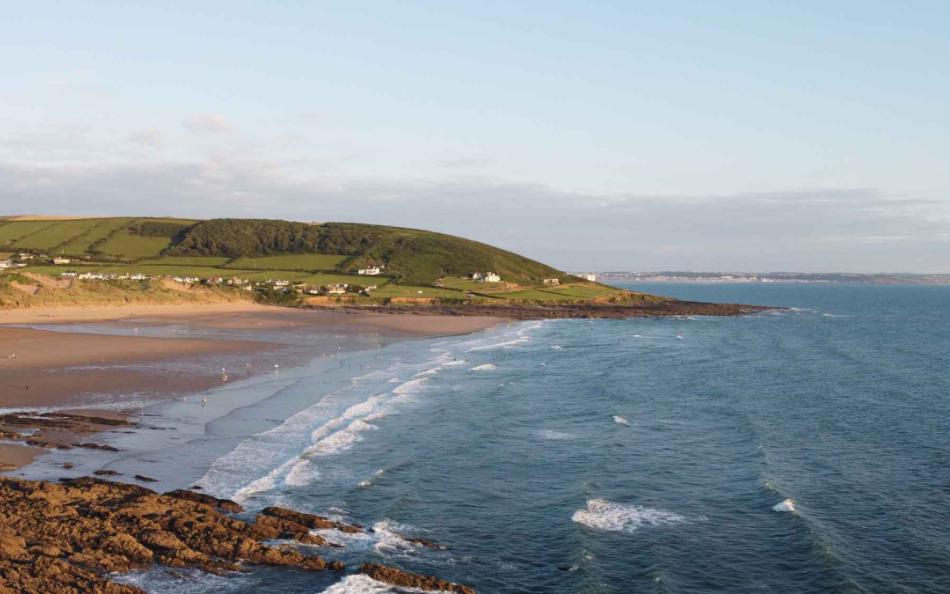 A Picture of Croyde Beach in North Devon