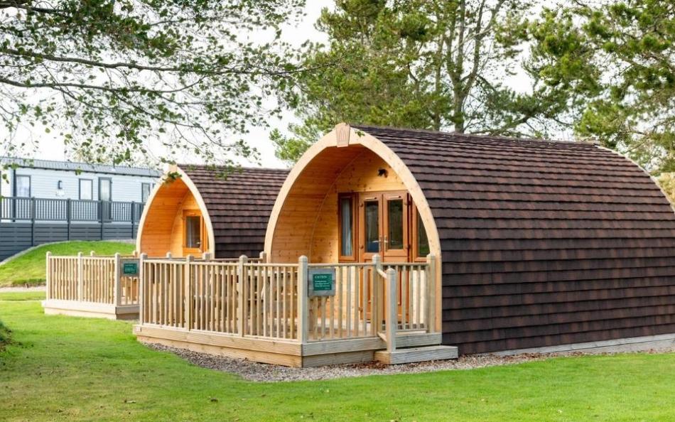 Glamping Pods and Holiday Homes on a Holiday Park
