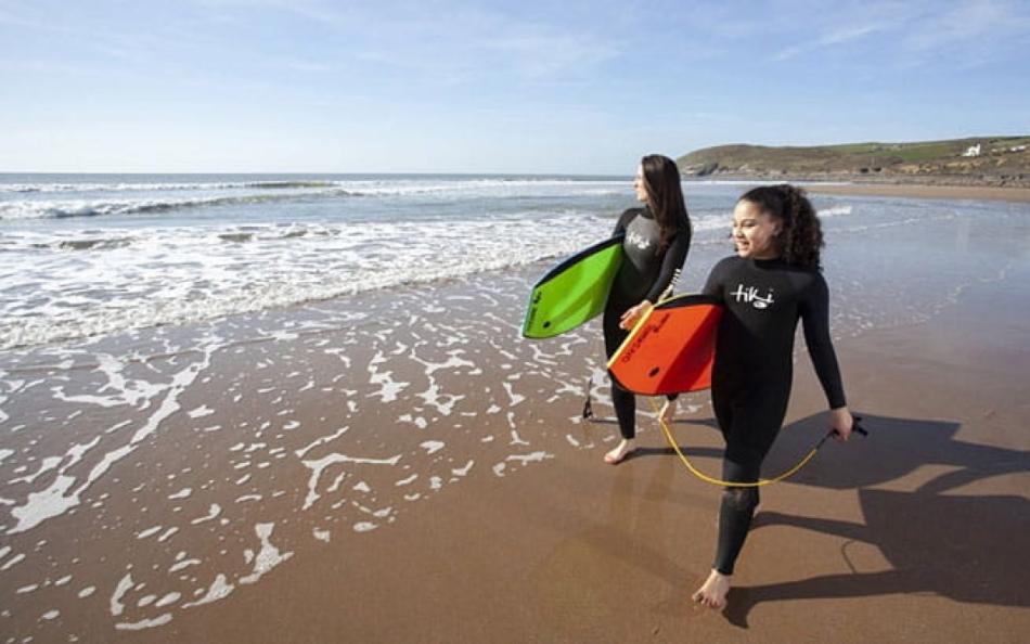 Croyde Beach near Ruda Holiday Park