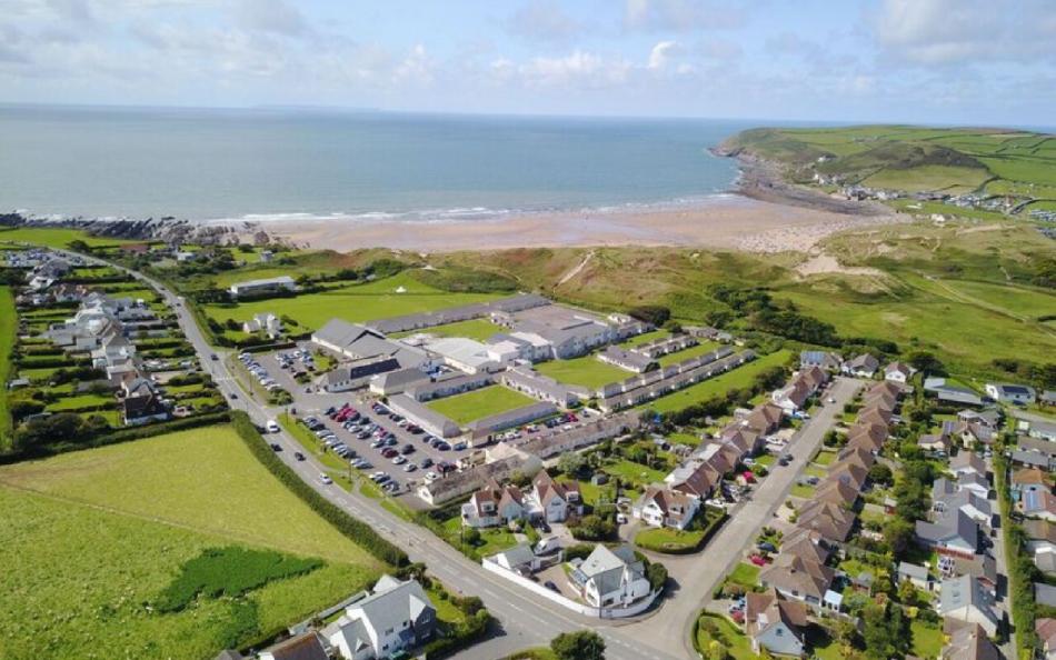 An Arial View of the Holiday Park and its Surrounding Coastal and Countryside Views