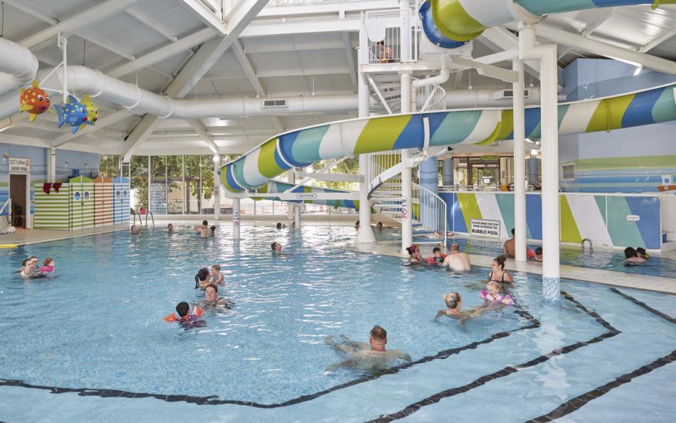 Great Yarmouth holidays,  Swim and a Slide at an Indoor Pool at Hopton Holiday Village
