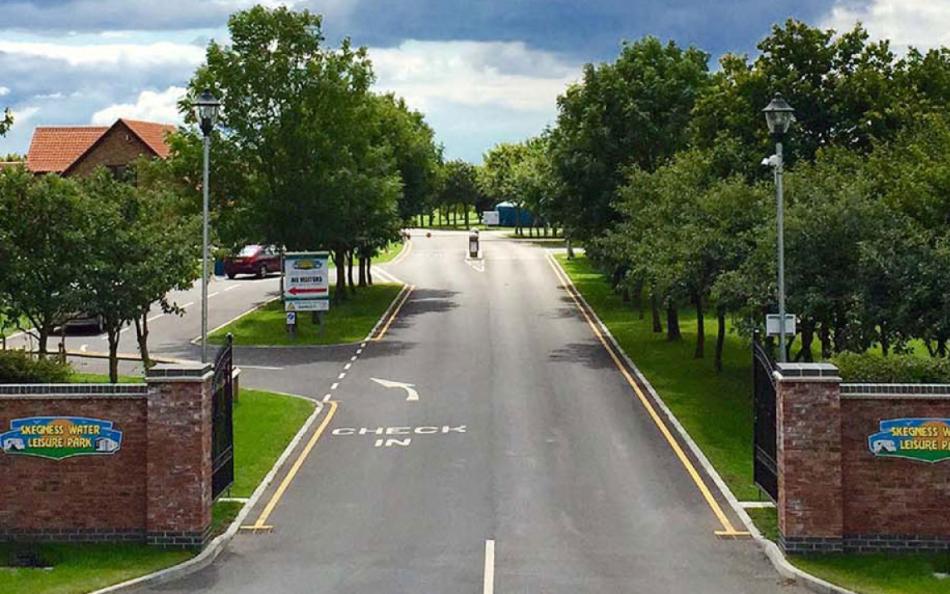 An Entrance to a Holiday Park Near Skegness