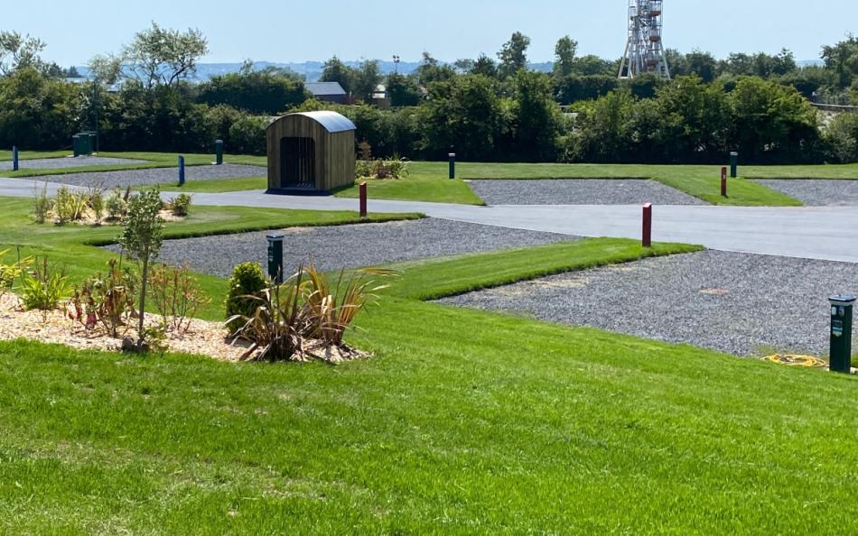Available Touring Pitches at Folly Farm near Tenby