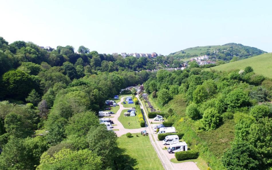 A Holiday Park Surrounded by Trees and Local Woodlands