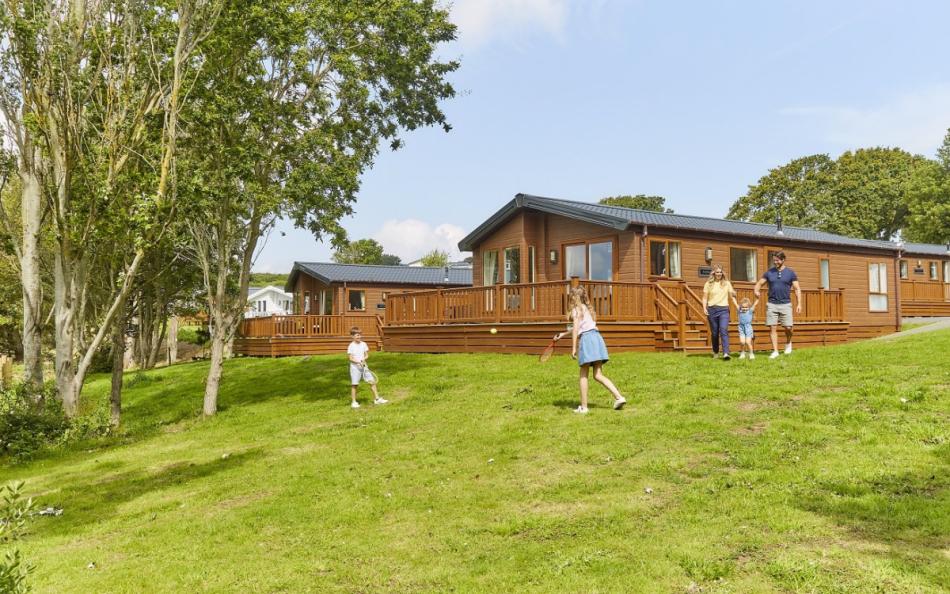 Nodes Point top Holiday Lodge park on the Isle of Wight