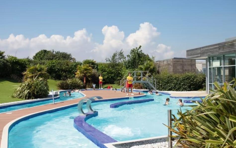 An Outdoor Lazy River at Reighton Sands Holiday Park near Filey