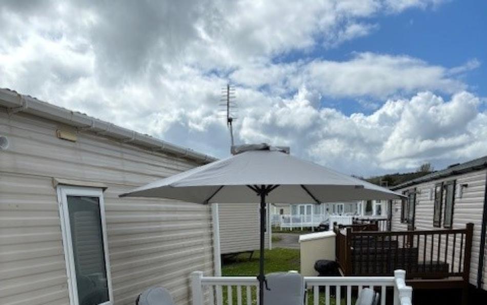 balcony if the caravan
