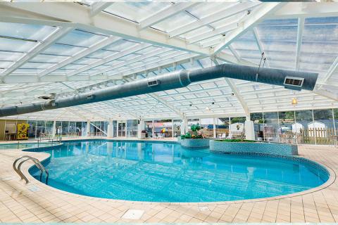indoor swimming pool at Dawlish Sands Holiday Park