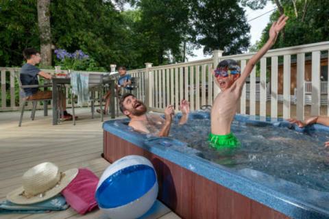  Merley Court Holiday Park lodges with hot tubs