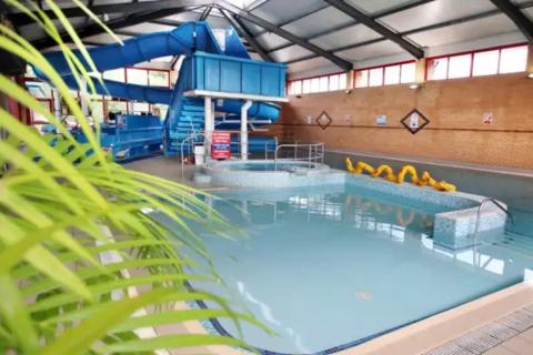 indoor pool at Oakdene Forest Park in Dorset