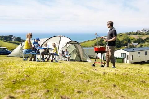 camping and caravan holidays in North Devon 