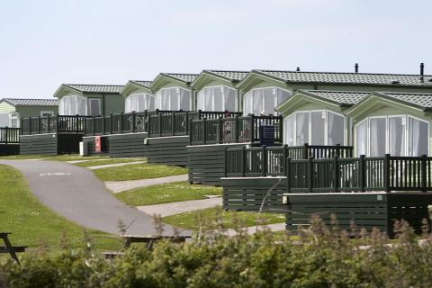 Sea Acres caravan park in Cornwall at the Lizard