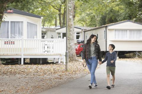 St Minver Holiday Park caravans for hire in Cornwall