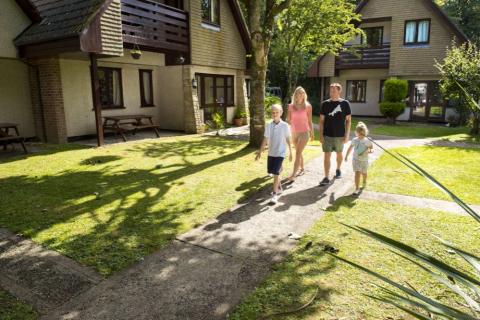 chalet accommodation at Tolroy Manor Holiday Park near Hayle