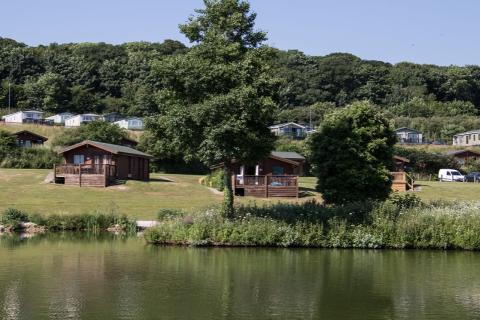 fishing lakes at White Acres Holiday Park in Cornwall
