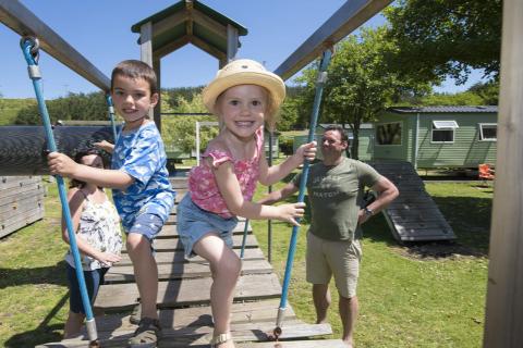 Holywell Bay Holiday Park adventure playground