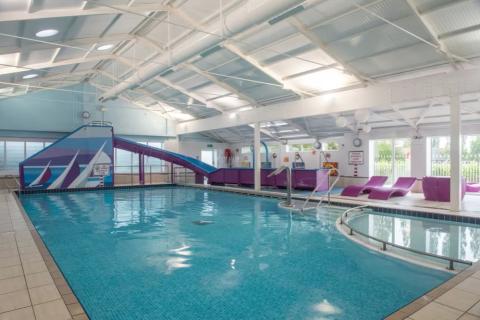 indoor swimming pool at Seaview Holiday Park Weymouth