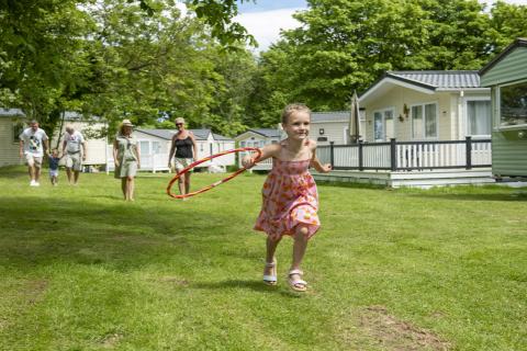 Cresswell Towers caravan site in Northumberland