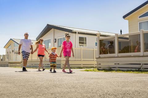 luxury caravans in clacton on sea at Seawick Holiday Park