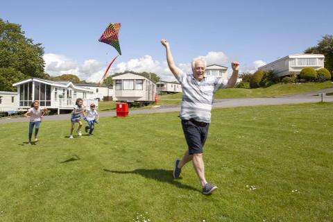 spaced out static caravans for hire in Wales