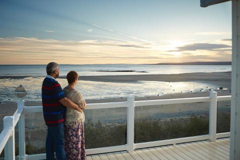 luxury lodges in Wales at Carmarthen Bay Holiday Park