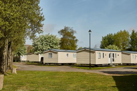 static caravans and lodges at Vauxhall Holiday Park