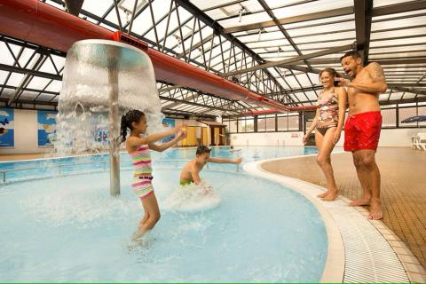 the indoor swimming pool at Sandy Glade Holiday Park
