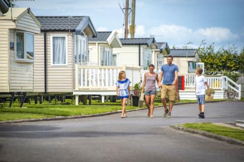 static caravan holidays in Somerset at Sandy Glade Holiday Park