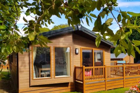 Somerset lodge holiday park at Sandy Meadows Lodge Park