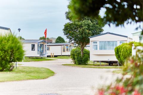 luxury caravans on this caister on sea caravan site