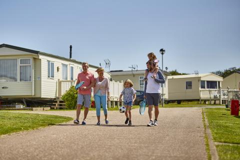 caravan holidays by the beach in Suffolk