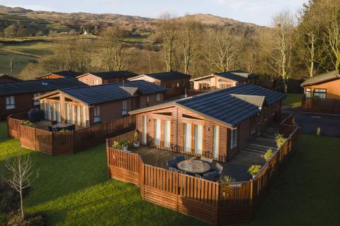 Limefitt Holiday Park lodges in the lake district