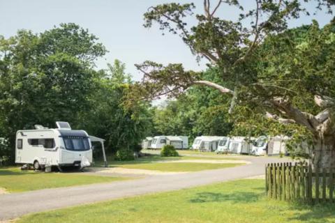 touring caravans in Hampshire at Lytton Lawn Touring Park