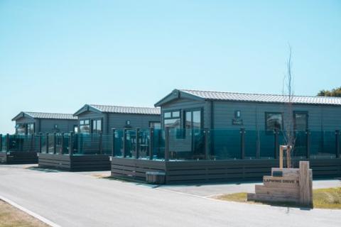 luxury caravan park in Hampshire at Mill Rythe Coastal Village