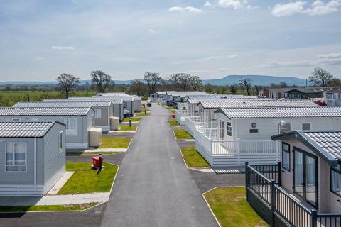 static caravan park in the yorkshire dales