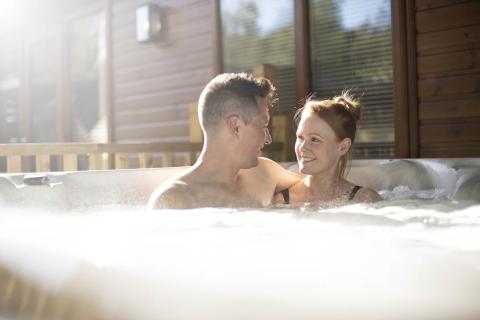 luxury lodges with hot tubs in Yorkshire