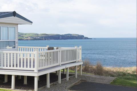 luxury beach caravan holidays in Scotland